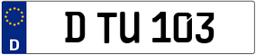 Truck License Plate